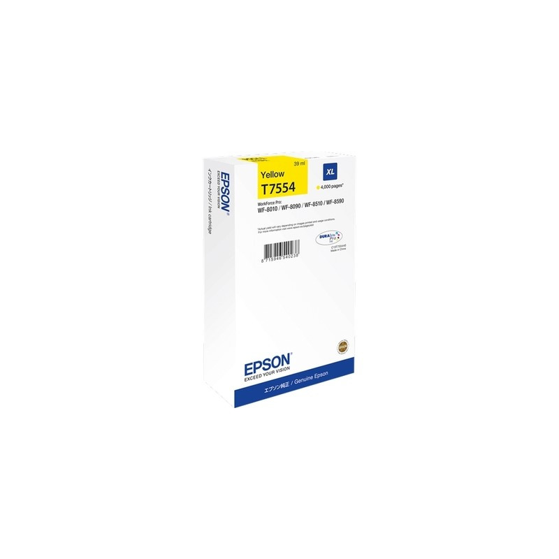 Epson E7554 Cartouche originale C13T755440 - Jaune