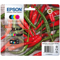 Epson 503XL - Pack x 4 original C13T09R94010, 503XL503 - Black Cyan Magenta Yellow