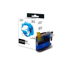 SWITCH Brother B123C Cartouche compatible avec LC121/123C - Cyan