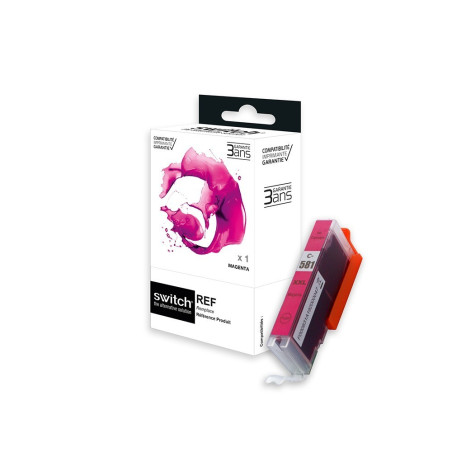 SWITCH Canon C581XXLM Cartouche compatible avec CLI581MXXL, 1996C001 - Magenta