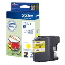 Brother ULC22UY Cartouche originale LC22UY - Jaune