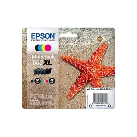 Epson K603XL Pack x 4 original T03A64010 - Noir Cyan Magenta Jaune