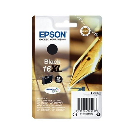 Epson E1631 Cartouche originale C13T16314012 - Noir
