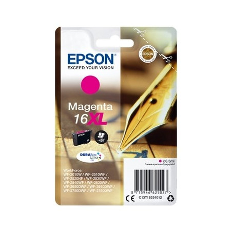 Epson E1633 Cartouche originale C13T16334012 - Magenta