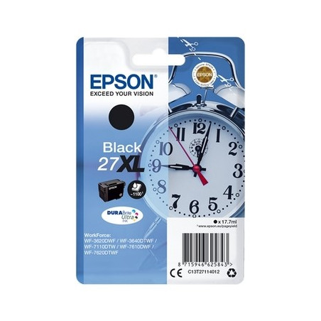 Epson E2711 Cartouche originale C13T27114012 - Noir