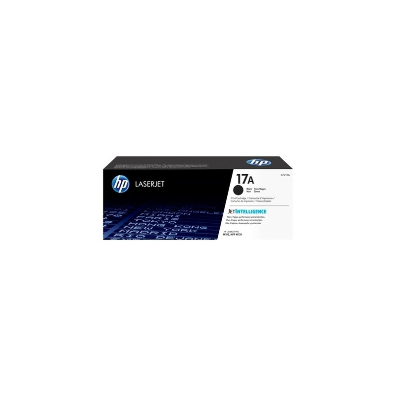 Toner authentique Hp CF217A, 17A - noir