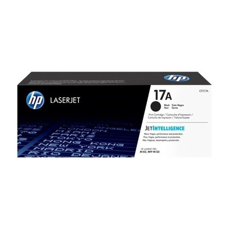 Toner authentique Hp CF217A, 17A - noir