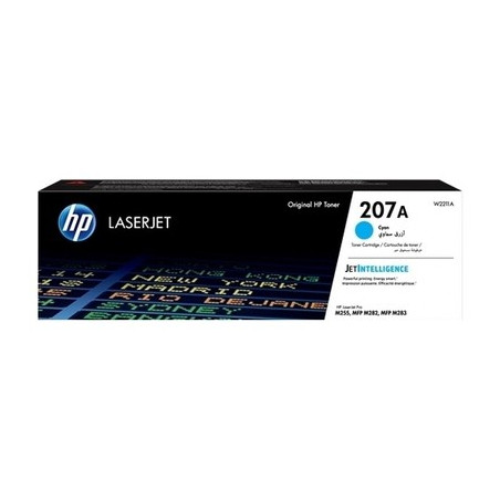 Toner authentique Hp W2211A, 207A - Cyan