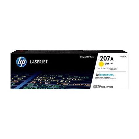 Toner authentique Hp W2212A, 207A - Jaune