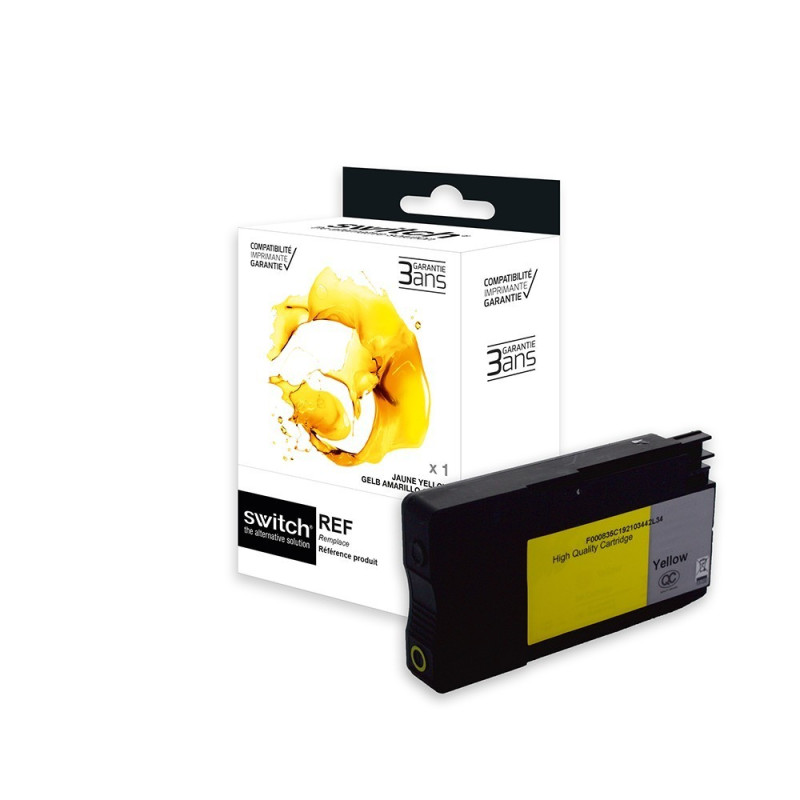 SWITCH hp H951XLY Cartouche compatible avec CN048AE - Jaune