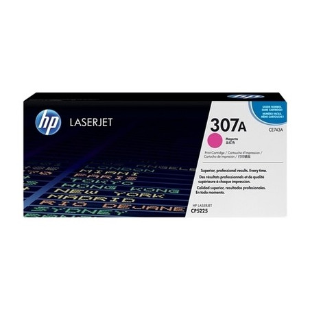 Toner authentique Hp CE743A, 307A - Magenta