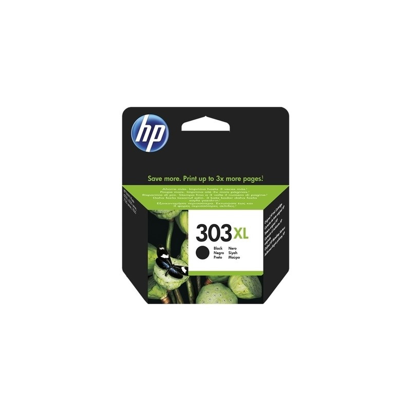 hp U303BXL Cartouche originale T6N04AE - Noir