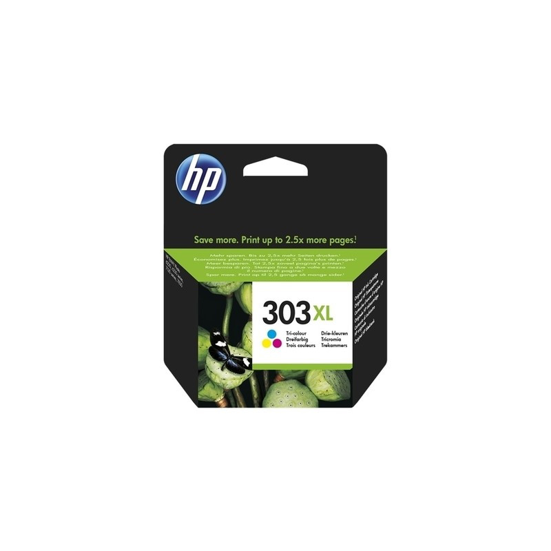 hp U303CLXL Cartouche originale T6N03AE - Tricolor