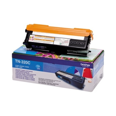 Toner authentique Brother TN-320 - Cyan