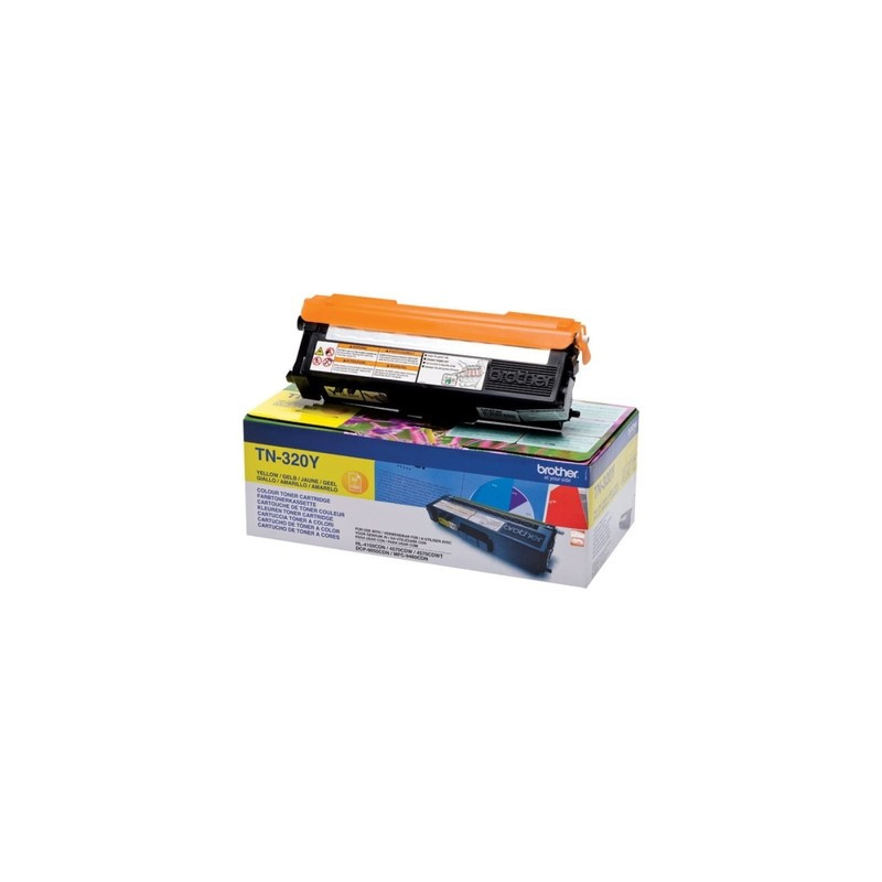 Toner authentique Brother TN-320Y - Jaune