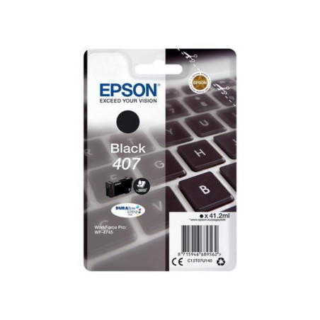 Epson E407B Cartouche originale C13T07U140 - Noir