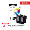 Canon 540XL - SWITCH 'ink level' cartouche jet d'encre compatible PG540XL, 5222B005 - Black