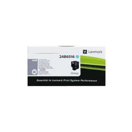 Lexmark 24B6516 - Toner authentique 24B6516 - Cyan