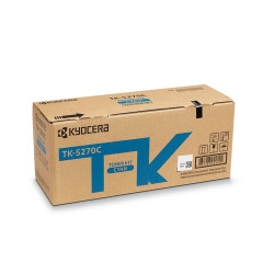 Kyocera Mita TK-5270 - Toner authentique 1T02TVCNL0, TK5270 - Cyan